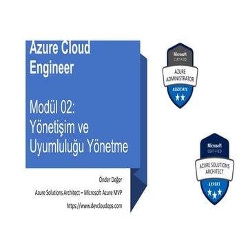 Azure Cloud Engineer - Bölüm 8