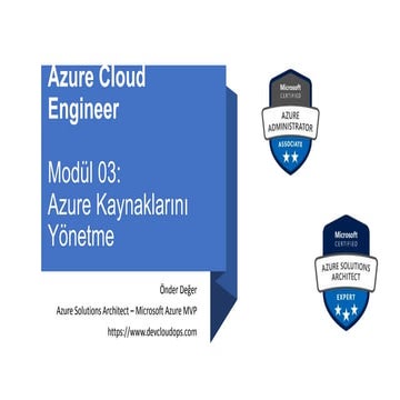 Azure Cloud Engineer - Bölüm 9