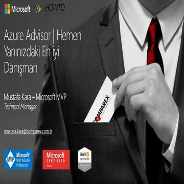 Azure Advisor Hemen Yanınızdaki En İyi Danışman