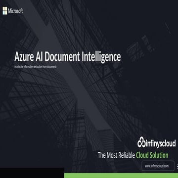 Azure AI Document Intelligence Presentation
