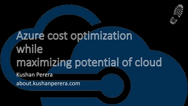 Microsoft Azure Cost Optimization and improve efficiency