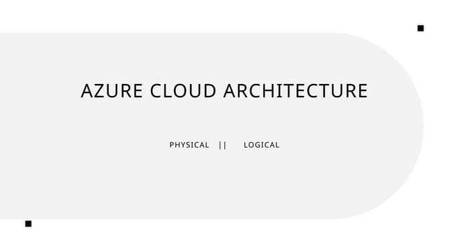 AZURE CLOUD ARCHITECTUREfggggggggdfgdg.pptx