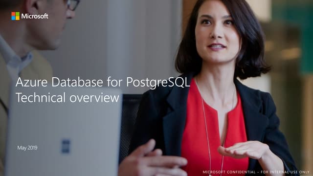 Azure Database for PostgreSQL L300 Course Presentation