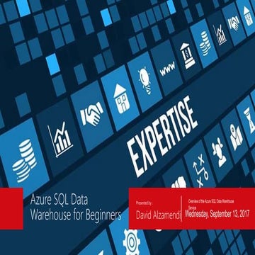 Azure SQL Data Warehouse for beginners | PPTX