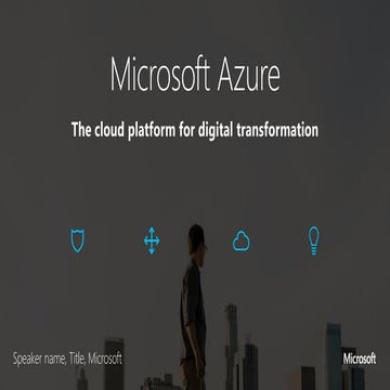 "Azure is the new black” 