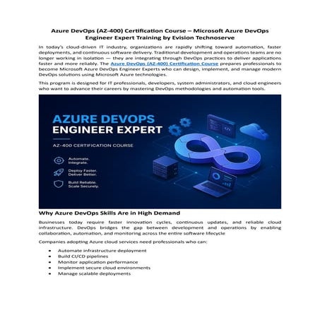 AZ 400 Training | PDF