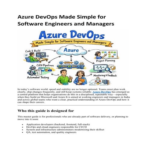 Azure DevOps Mastery: Comprehensive 2026 Career Guide for Engineers and ...