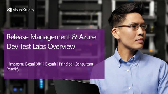 Visual Studio Team Services Release Management Overview