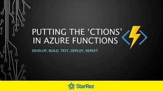 Putting the 'ctions' in Azure Fun-ctions
