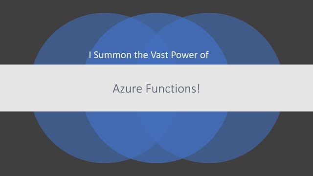 Azure functions