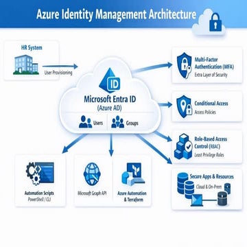 Azure Identity Management (IAM) Architecture | PPTX