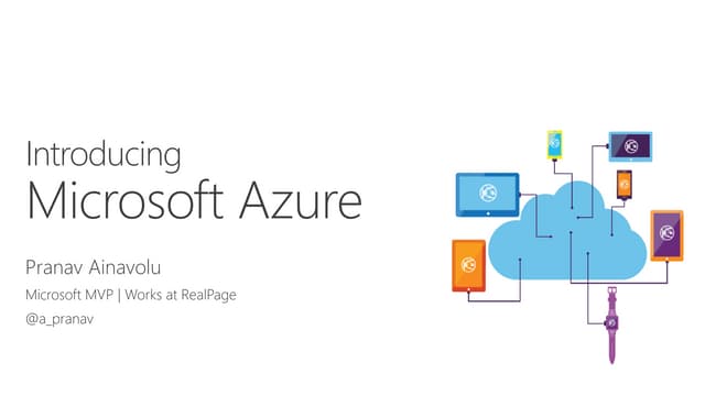 Microsoft Azure - Introduction