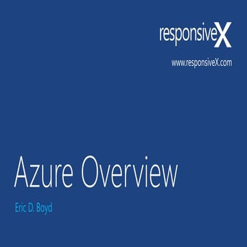 Azure is for Everyone