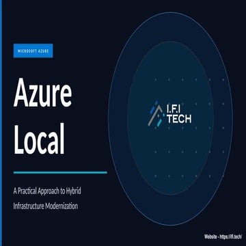Azure Local A Practical Approach to Hybrid Infrastructure Modernization ...