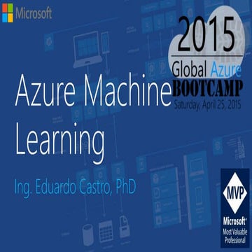 Que es Azure Machine Learning 2015