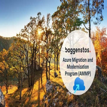 Azure Migration and Modernization Program (AMMP) | PDF