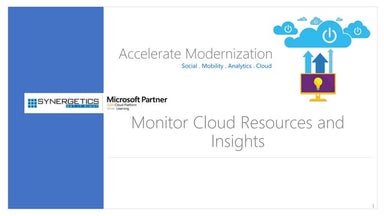 Monitor Cloud Resources using Alerts & Insights