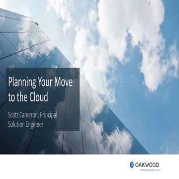 Microsoft Azure - Planning your move to the cloud