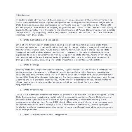 Azure Data Engineering Online Training