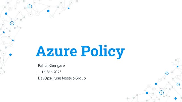 AzurePolicy DevOps Pune Feb23