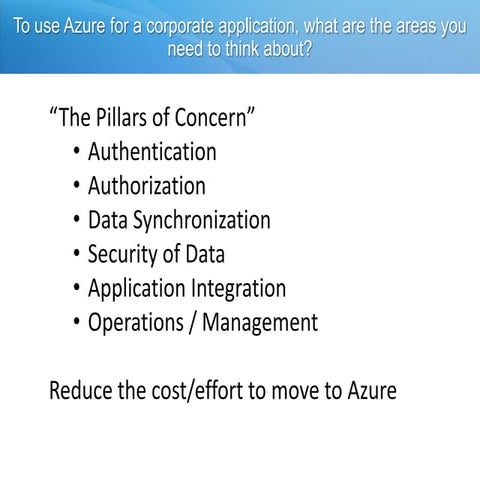 Azure Real World - Joseph Paradi