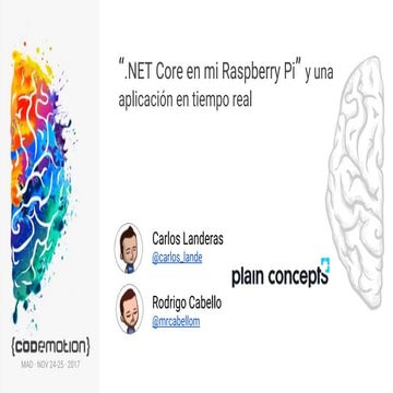 .NET Core en mi Raspberry Pi y una aplicación en tiempo real