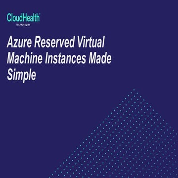 Azure Reserved VM Instances Made Simple