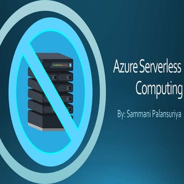 Azure serverless