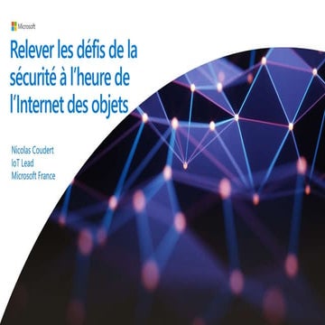 Conference Security by Design - Microsoft - Relever les défis de la sécurité ...