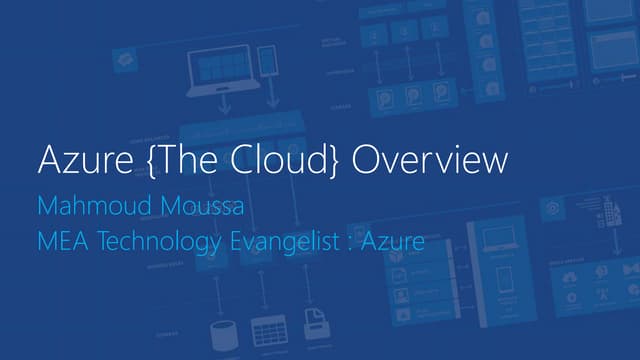 Azure {the cloud} overview