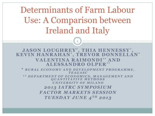 B.1.4 presentation loughrey-hennessy_hanran_donnellan_raimondi_olper_seville2013