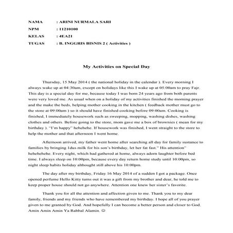 B. inggris bisnis 2 ( activities )