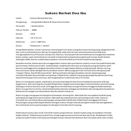 Bahasa Indonesia - Resensi Buku Non Fiksi