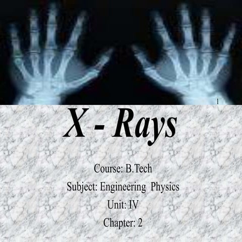 B.tech sem i engineering physics u iv chapter 2-x-rays