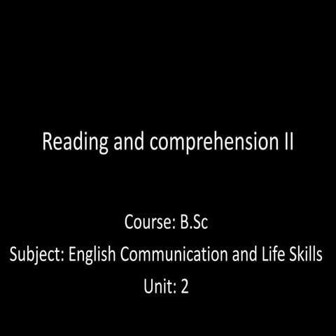 B.sc ii unit 2 writing skill | PPT