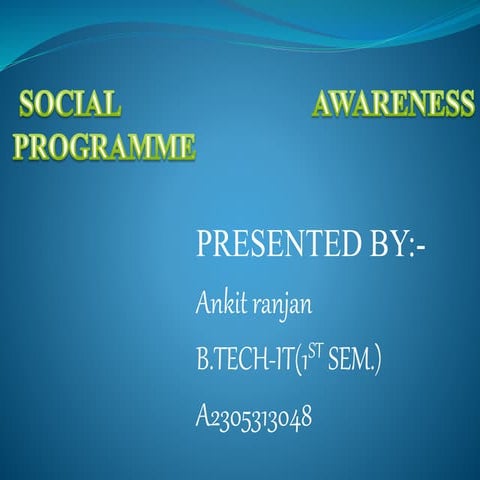 Social Awareness Programme