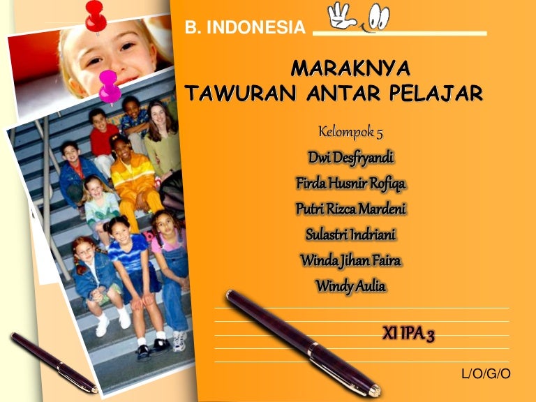 Tawuran Antar Pelajar B Indonesia