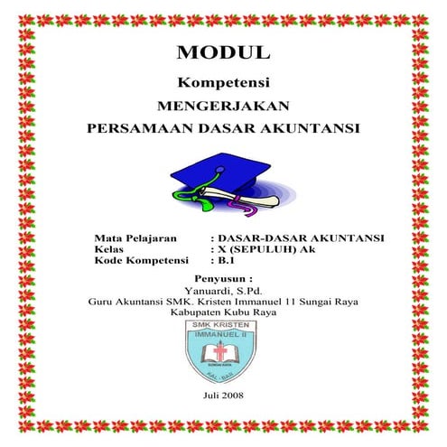 mengerjakan persamaan dasar akuntansi