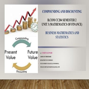 compounding and discounting