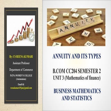  2 annuity and its types