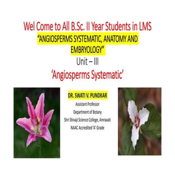 B.sc.ii intro.+asteraceae | PPT