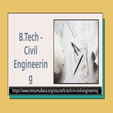 B.Tech - Civil Engineering (MMDU MULLANA).pptx
