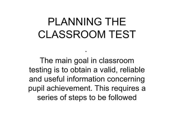Paper pencil testing selection type items and supply type items | PPTX
