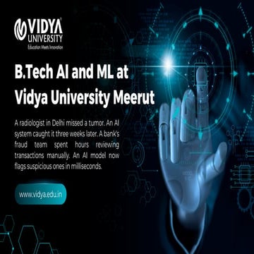 B.Tech AI and ML at Vidya University Meerut.pdf