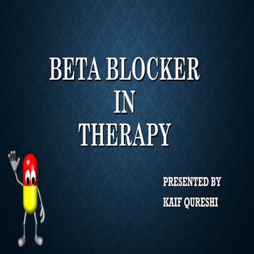 Beta blockers therapy