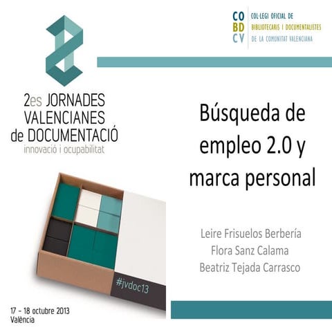 Búsqueda de empleo 2.0 y marca personal