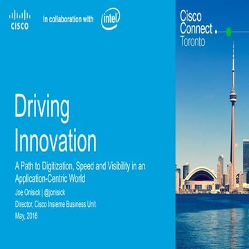 Driving Innovation: A Path to Digitization, Speed and Visibility in an Applic...