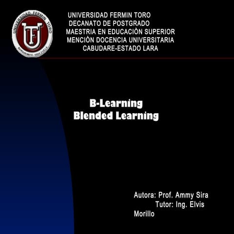 Qué Es B Learning | PPTX