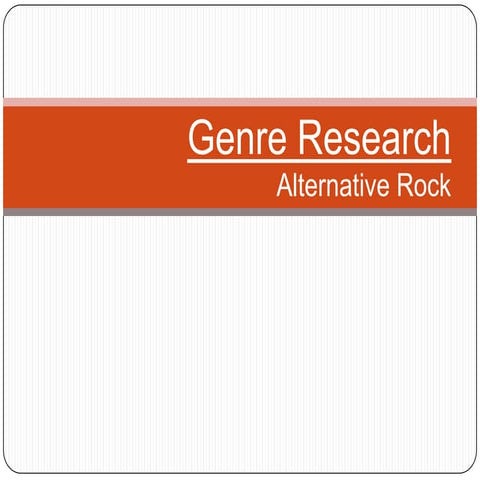 B  genre research