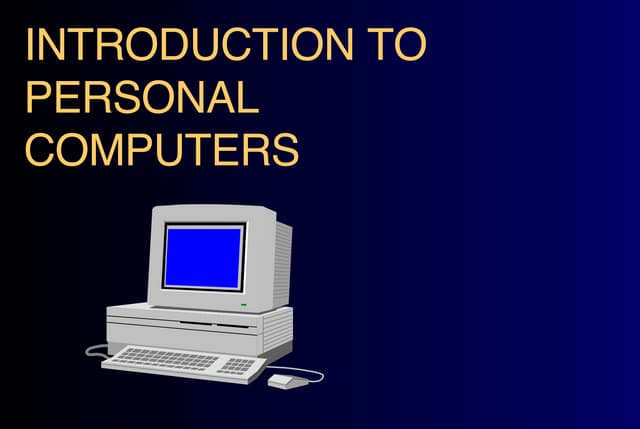 B Intro2 Pc